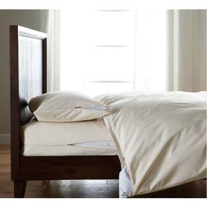 Company Store Mattress Protector Cover QUEEN Natural 12" Pocket Organic